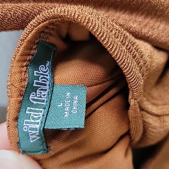 [*3 Items For $20 In Bundle*] NEW Wild Fable Dress Copper Size L - Picture 6 of 8